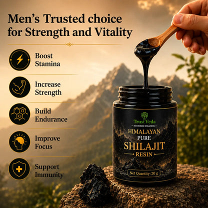 Pure Himalayan Shilajit Resin – Strength, Stamina & Energy